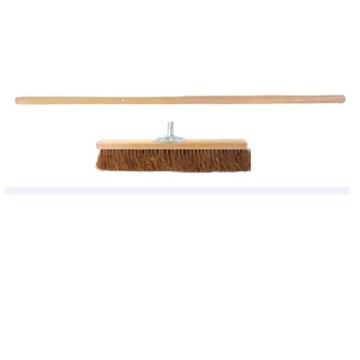 [3830051194109] SKLADIŠČNO OMELO KOKOS 60 CM Z LESENIM DRŽALOM 150 CM